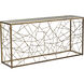 Vero 63 X 15.75 inch White / Rustic Bronze Console Table